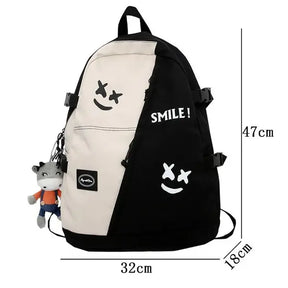 Mochila Escolar Grande Smile + Pingente de Vaquinha5