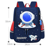 Mochila Escolar Infantil Temática Unicórnio Astronauta