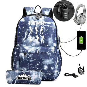 Mochila Infantil Senha Fortnite Dancinhas + Estojo de BRINDE - Aquarela 3